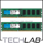 MEMORIA RAM DDR3 4GB (2X2GB) PC3-12800U 1600MHZ NON ECC PC DESKTOP